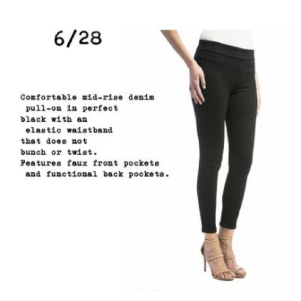 Liverpool Jeans Company Black Jeggings